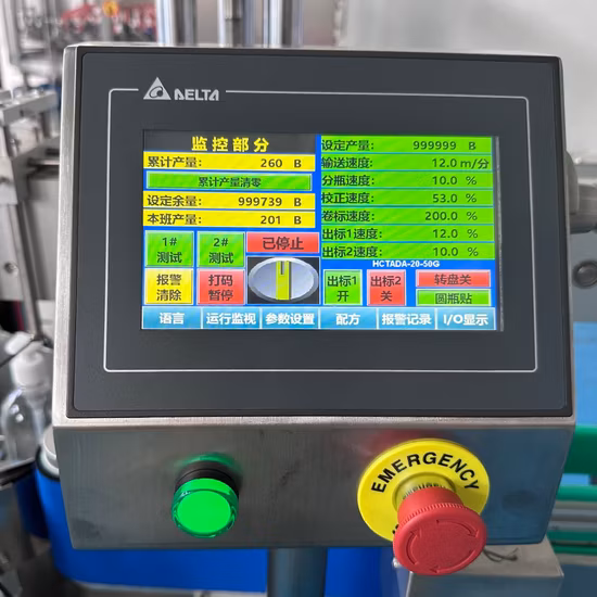 Automatic Front & Back Double Sides Flat Square Plastic Bottle Sticker Labeling Machine