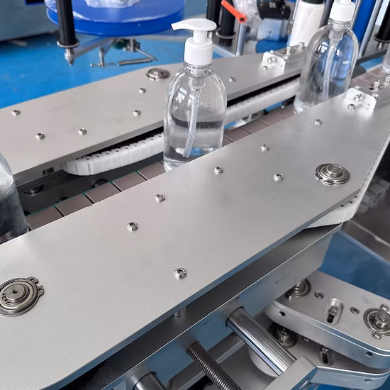 Automatic Front & Back Double Sides Flat Square Plastic Bottle Sticker Labeling Machine